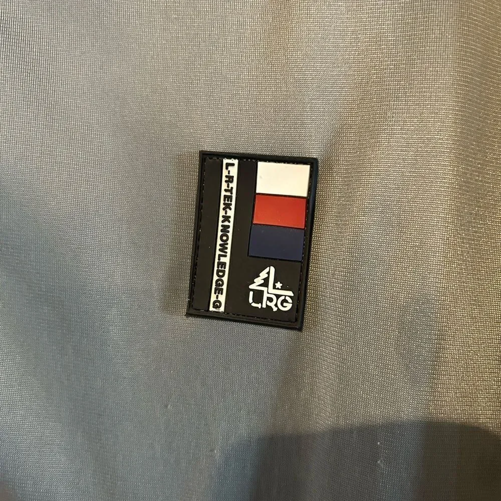 LRG Men’s XL Colorblock Zip Jacket G-Tek Knowledge Streetwear Red Black Gray
